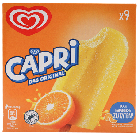 Langnese Capri Orangenfruchteis 9x55ml