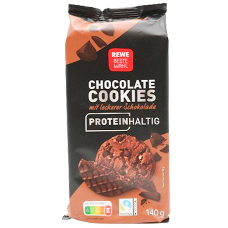 REWE Beste Wahl Chocolate Cookies 140g