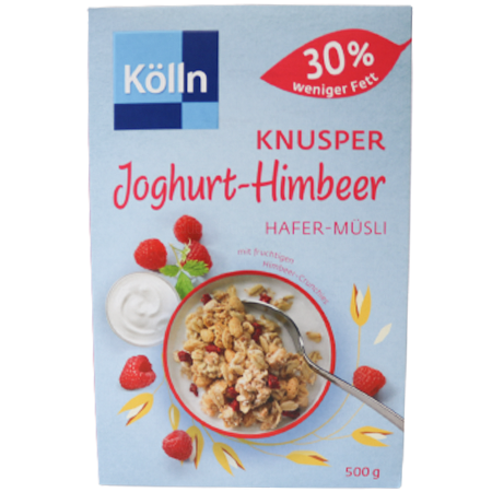 Kölln Müsli Knusper-Joghurt-Himbeer 30% weniger F