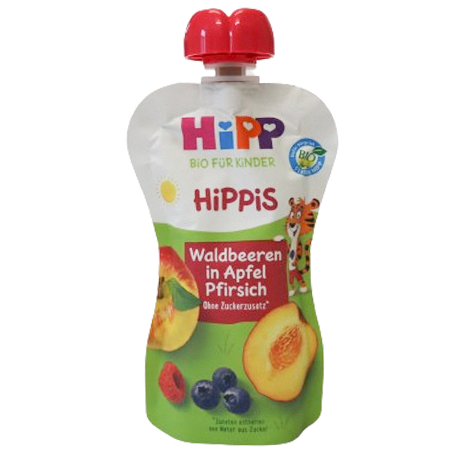 Hipp Hippis Thilo Tiger Bio Waldbeeren in Apfel-P