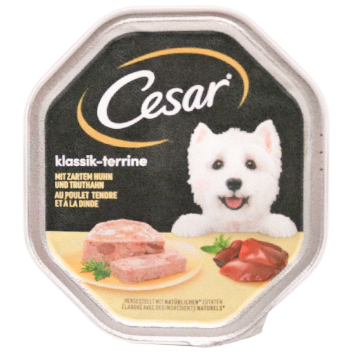 Cesar Schale Klassiker mit Huhn und Truthahn 150g