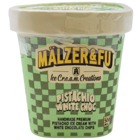 Mälzer & Fu Pistachio White Choc 500ml