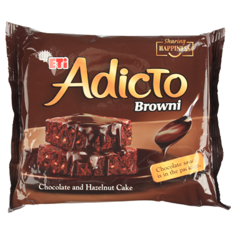 Eti Adicto Brownie mit Schokolade und Haselnuss