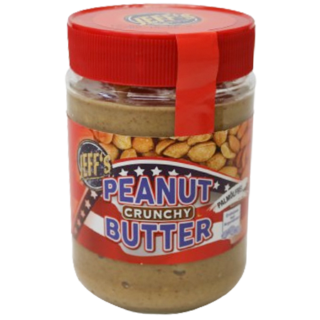 Jeff's Peanut Butter Crunchy 350g