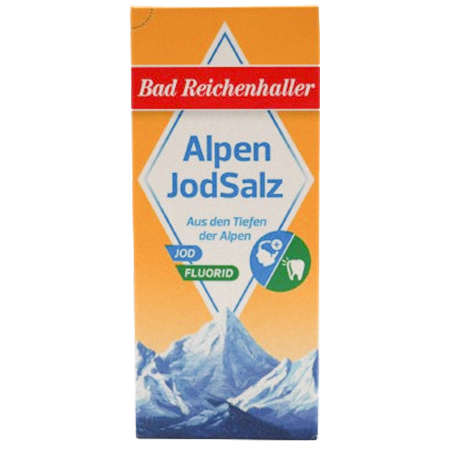 Bad Reichenhaller Marken-Jodsalz mit Fluorid 500g