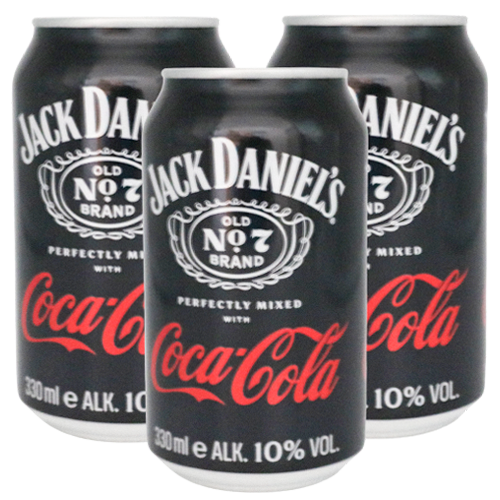 Jack Daniel's mit Coca Cola 3 x 0,33l