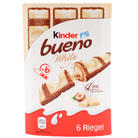 Kinder Bueno White 6 Riegel