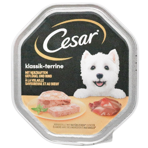 Cesar Schale Klassiker mit Geflügel und Rind 150g