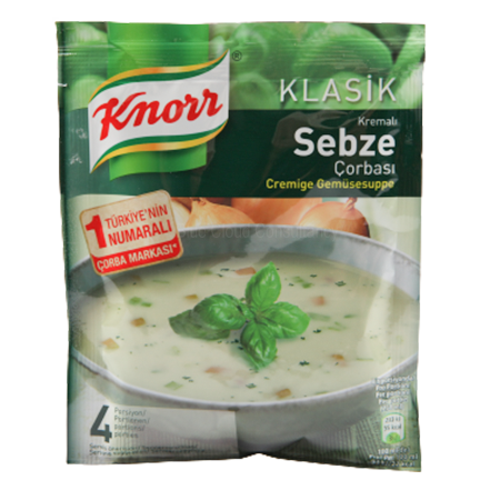 Knorr Kremali Sebze Corbasi - Cremige Gemüsesuppe