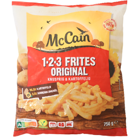 McCain 1.2.3 Frites Original