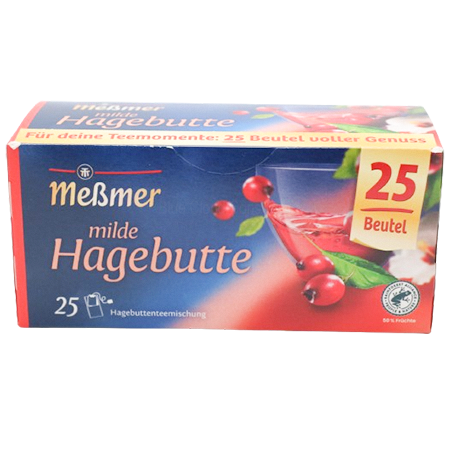 Meßmer Milde Hagebutten-Mischung 75g, 25 Beutel