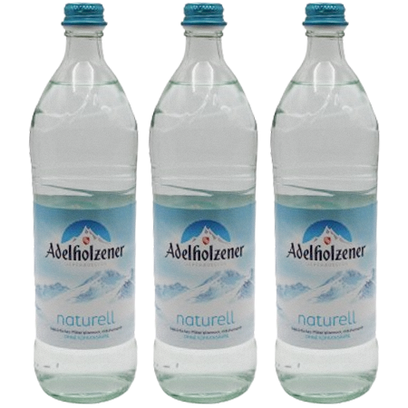 Adelholzener Mineralwasser Naturell 0,75l Glasflasche
