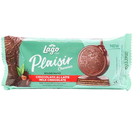 Lago Round Wafer Plaisir Chocolate 96g