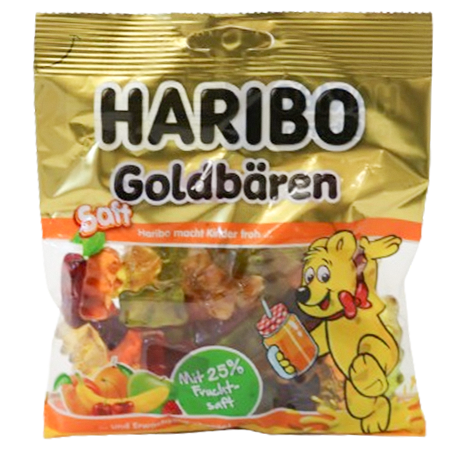 Haribo Fruchtgummi Saft Goldbären 160g