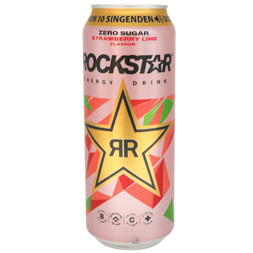 Rockstar Strawberry Lime Zero Sugar 0,5l