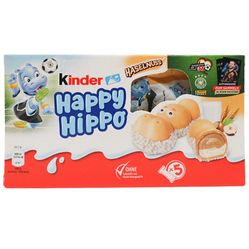 kinder Happy Hippo Haselnuss 5x20,7g