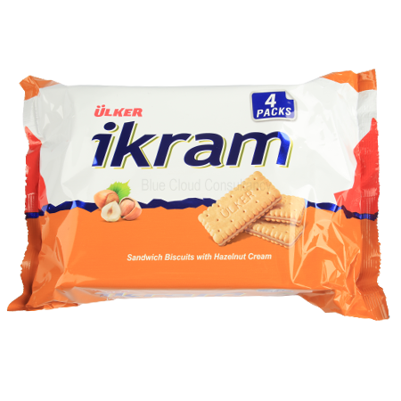Ülker Ikram Sandwich - Kekse mit Haselnusscreme 4