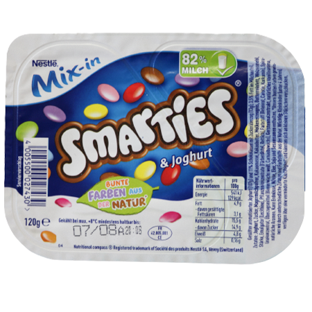 Nestlé Smarties & Joghurt 120g