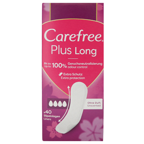 Carefree Slipeinlagen Plus long 40 Stück