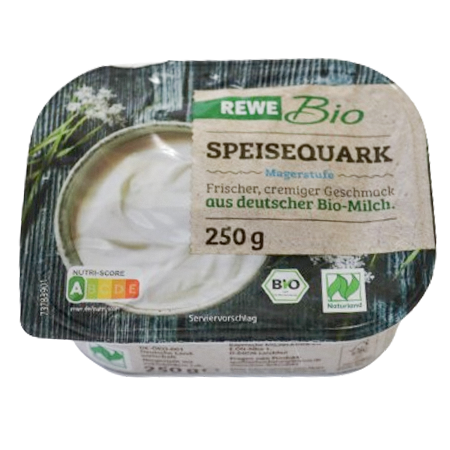 REWE Bio Speisequark Magerstufe 250g