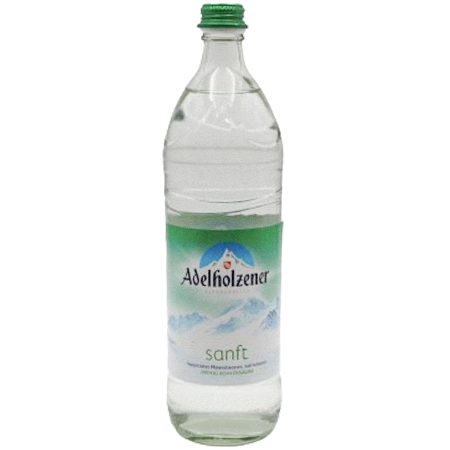 Adelholzener Mineralwasser Sanft 0,75l Glasflasche