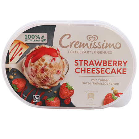 Cremissimo Eis Strawberry Cheesecake 825ml