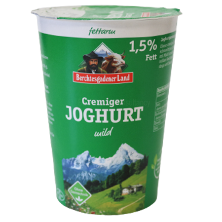 Berchtesgadener Land Fettarmer Joghurt mild 1,5%