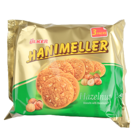 Ülker hanimeller Haselnuss biscuits 3er