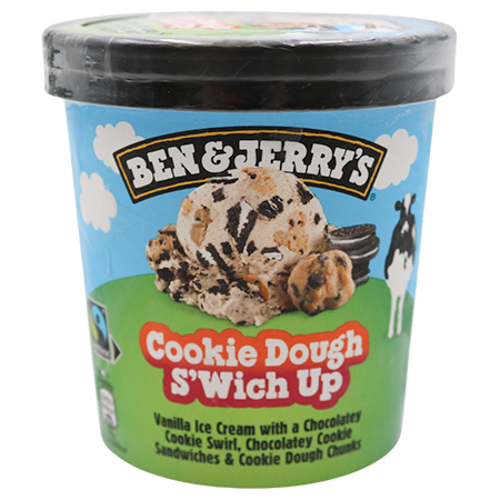 Ben & Jerry's Eis Cookie Dough S'Wich Up 465ml