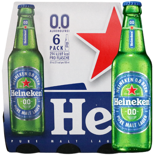 Heineken 0,0% alkoholfrei 6x0,33l