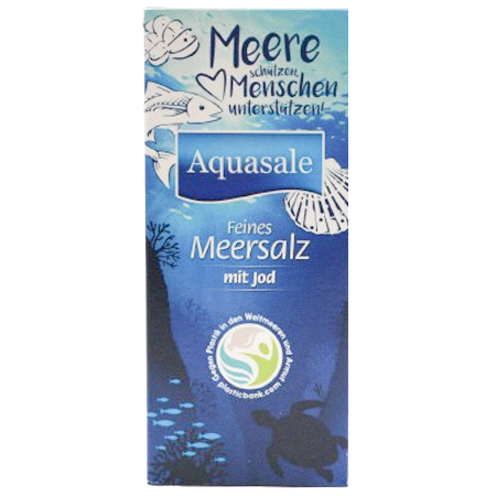 Aquasale Meersalz mit Jod 500g