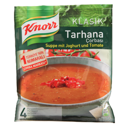 Knorr Tarhana Corbasi - Joghurtsuppe mit Tomate