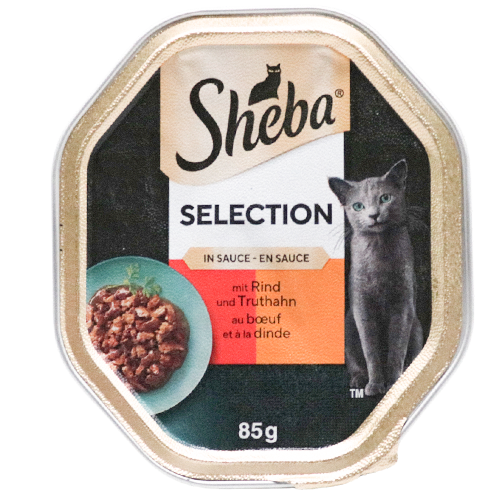 Sheba Schale Selection in Sauce mit Kalbshäppchen