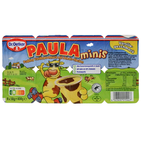 Dr. Oetker Paula Minis Schokolade mit Vanille