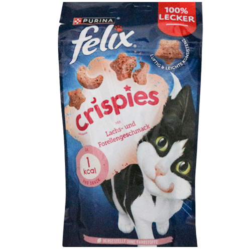 Purina Felix Crispies mit Lachs & Forelle 45g