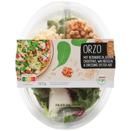 REWE To Go Salatschale Orzo 310g