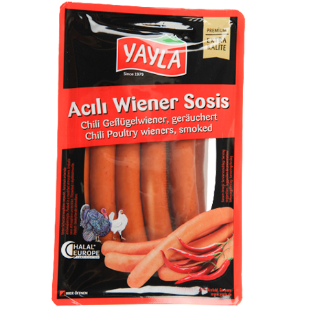Yayla Chili Geflügelwiener - Yayla Acili Wiener S