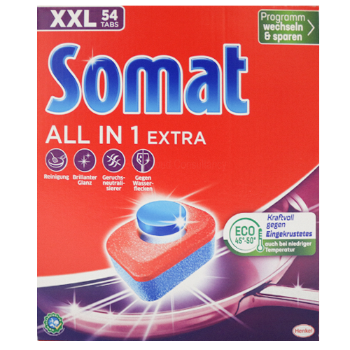 Somat All in 1 Extra 54 Spülmaschinentabs XXL 950