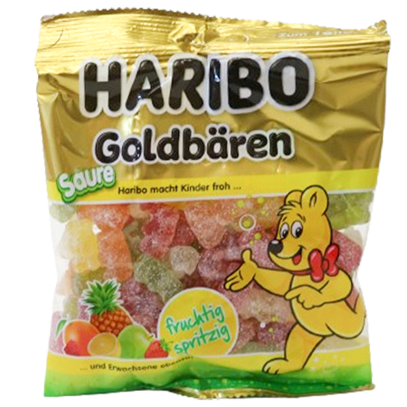 Haribo Fruchtgummi Goldbären Sauer 175g