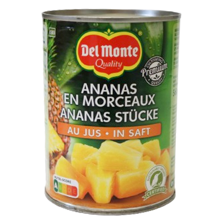 Del Monte Ananas Stücke in Saft 350g