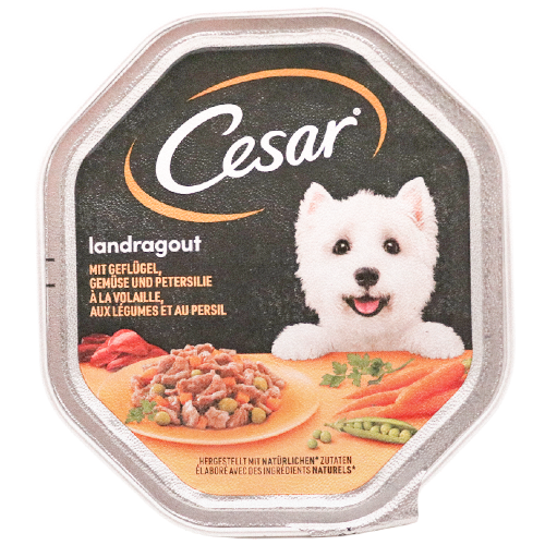 Cesar Schale Landragout mit Geflügel und Gemüse 1