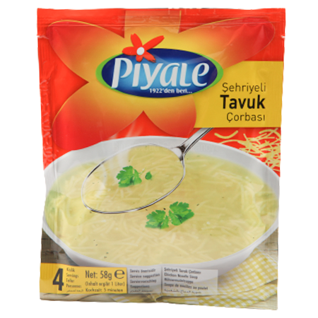 Piyale Sehriye Tavuk Corbasi - Hühnersuppe mit Fa
