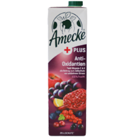Amecke Mehrfruchtsaft +Antioxidantien rot 1l