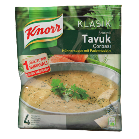Knorr Sehriyeli Tavuk Corbasi - Hühnersuppe mit F
