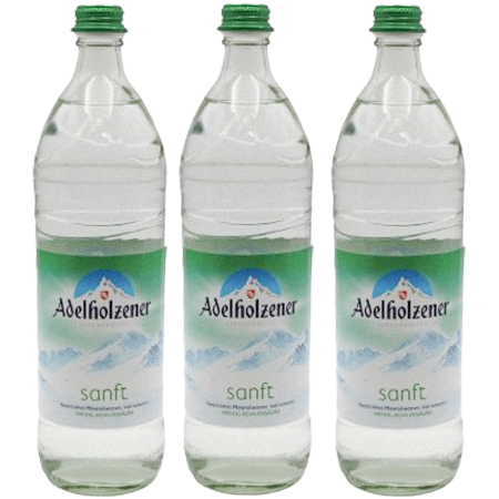 Adelholzener Mineralwasser Sanft 0,75l Glasflasch