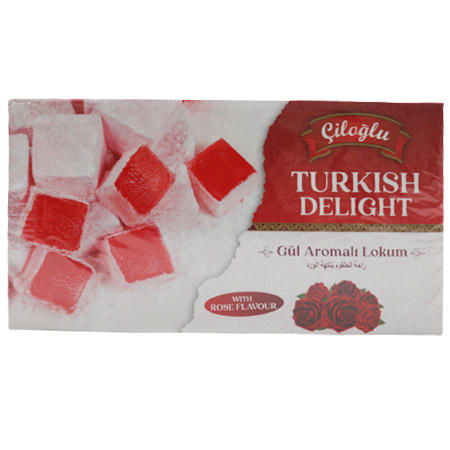 Ciloglu Lokum Türkish Delight mit Rose - Ciloglu 