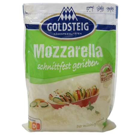 Goldsteig Mozzarella gerieben 45% Fett