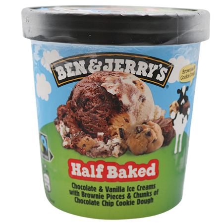 Ben & Jerry's Eis Half Baked Brownies & Cookie Do