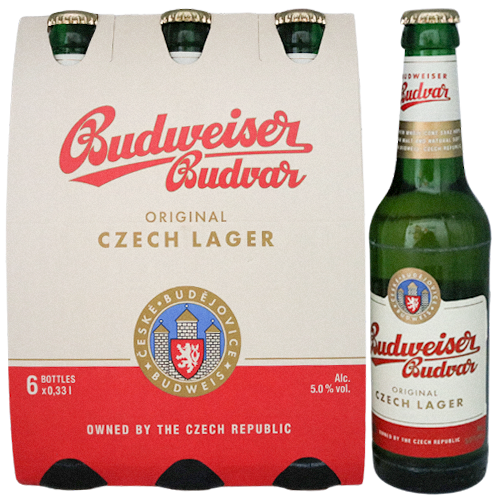 Budweiser Budvar Premium Lagerbier 0,5l